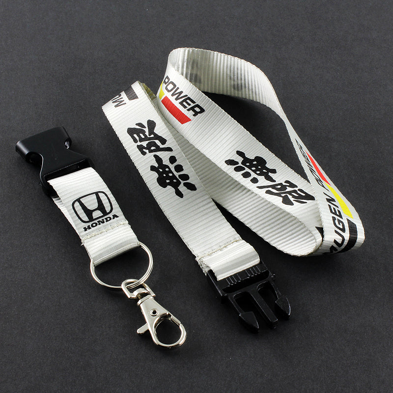 Honda Mugen Silver Keychain Lanyard - Image 3