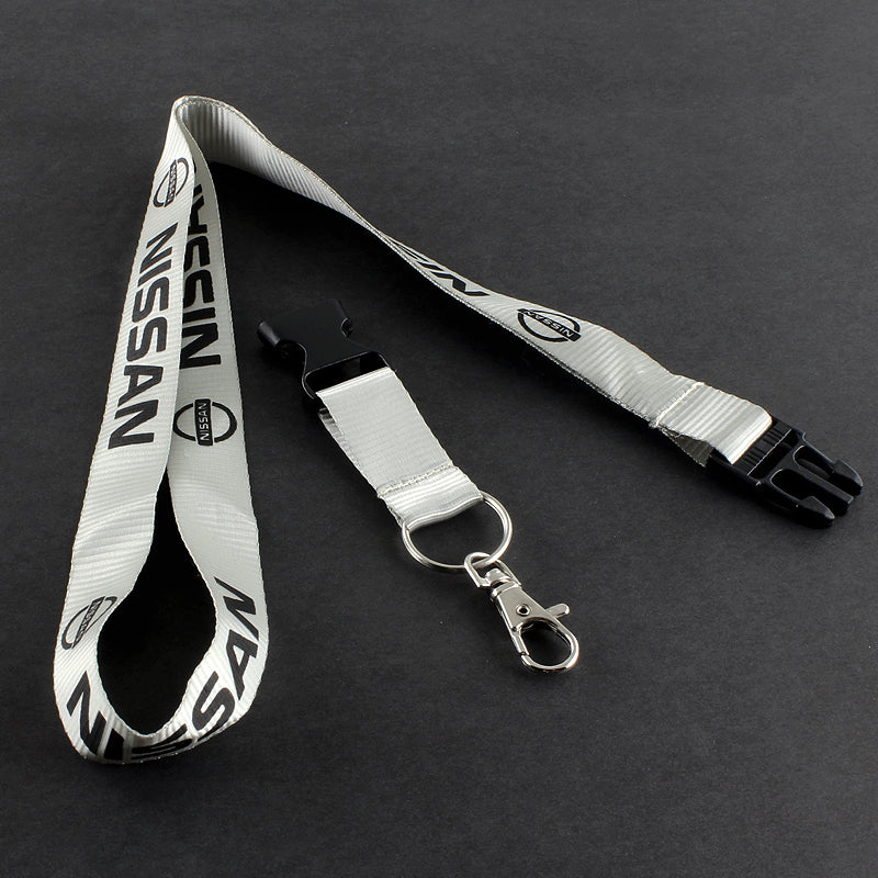 Nissan Silver Keychain Lanyard - Image 3
