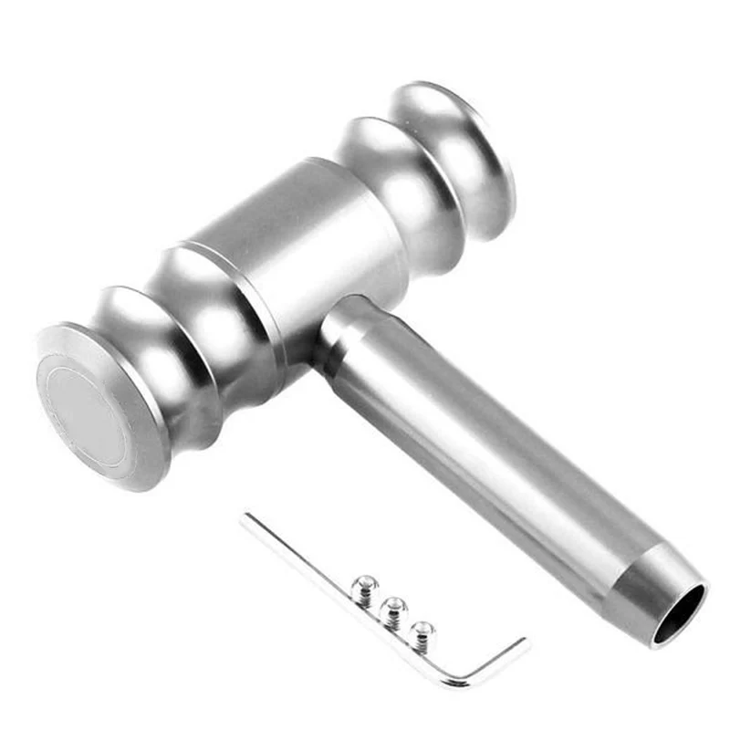Silver MUGEN Honda Civic Type R Car Shift Knob Aircraft Joystick Transmission Racing Gear Shifter - Image 2