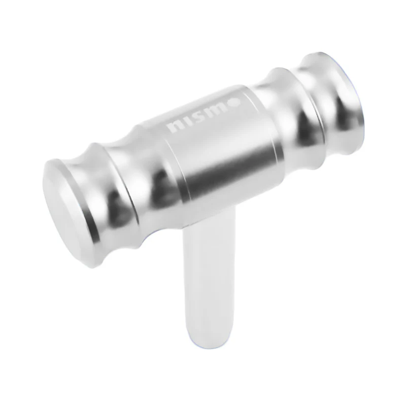 Silver NISMO NISSAN Car Shift Knob Aircraft Joystick Transmission Racing Gear Shifter - Image 2