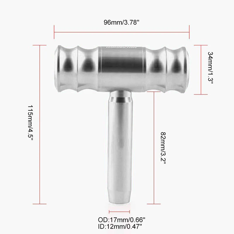 Silver NISMO NISSAN Car Shift Knob Aircraft Joystick Transmission Racing Gear Shifter - Image 9