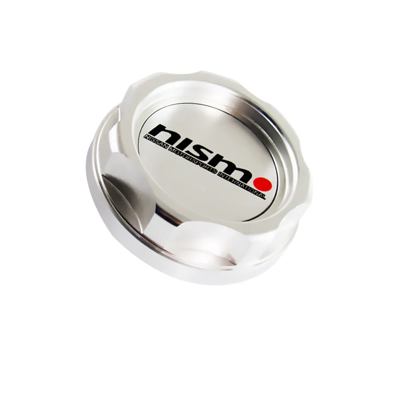 Silver NISMO Polished Billet Racing Oil Cap Fit Nissan GTR G37 G35 370z 350z NEW - Image 2