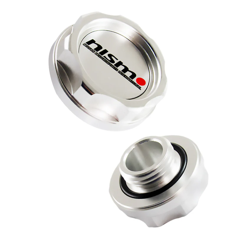 Silver NISMO Polished Billet Racing Oil Cap Fit Nissan GTR G37 G35 370z 350z NEW - Image 4