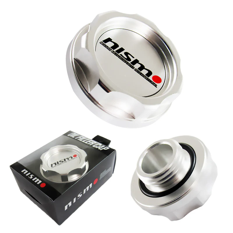 Silver NISMO Polished Billet Racing Oil Cap Fit Nissan GTR G37 G35 370z 350z NEW - Image 7