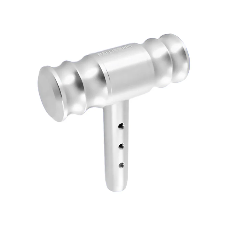 Silver RALLIART Mitsubishi Car Shift Knob Aircraft Joystick Transmission Racing Gear Shifter - Image 10
