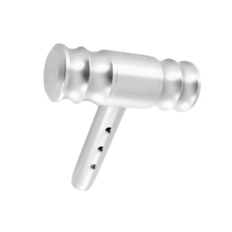 Silver RALLIART Mitsubishi Car Shift Knob Aircraft Joystick Transmission Racing Gear Shifter - Image 2