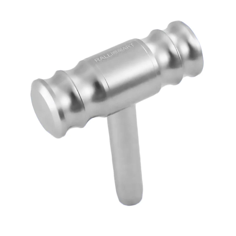 Silver RALLIART Mitsubishi Car Shift Knob Aircraft Joystick Transmission Racing Gear Shifter - Image 3