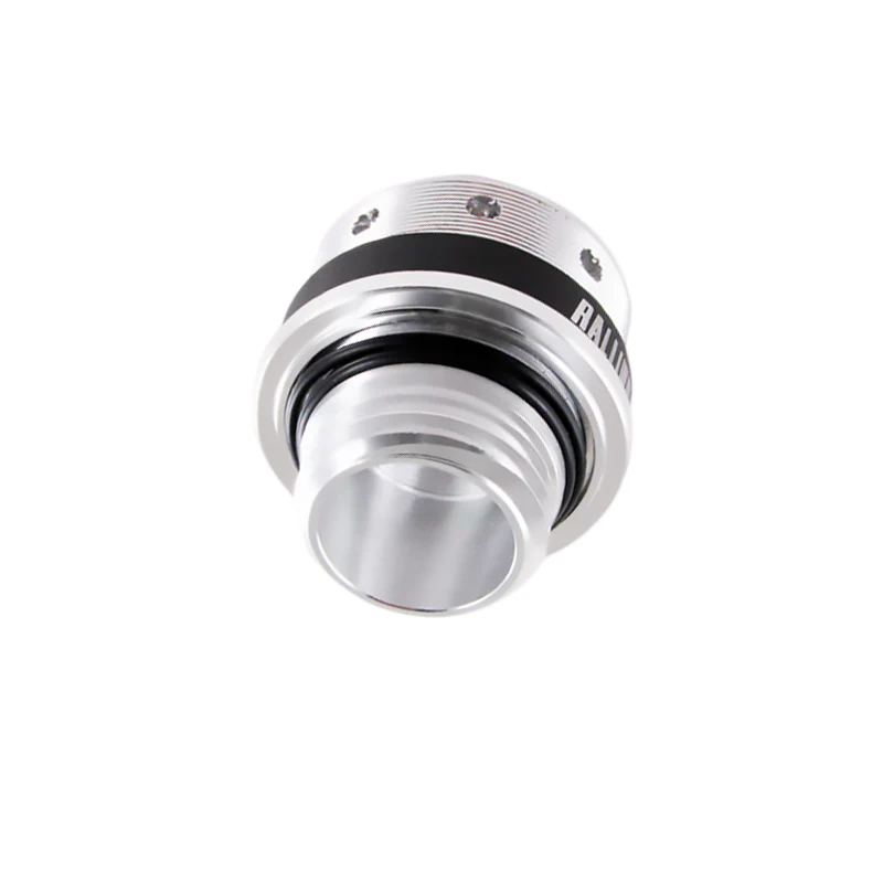 Silver Ralliart Racing Engine Oil Cap Oil Fuel Filler Cover Cap For Mitsubishi - Image 2