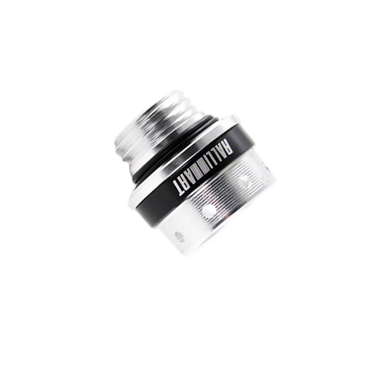Silver Ralliart Racing Engine Oil Cap Oil Fuel Filler Cover Cap For Mitsubishi - Image 6