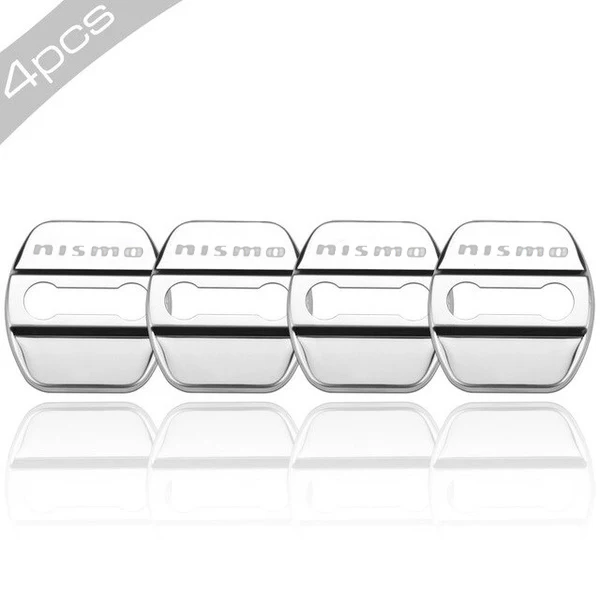 Silver Stainless Steel Door Lock Door Striker Cover for NISMO - Image 2