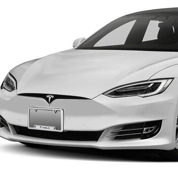 Silver Stainless Steel License Plate Frame NEW for Tesla 2PCS New - Image 3