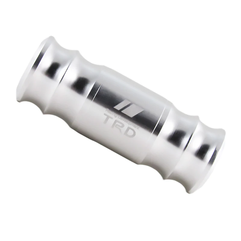 Silver TRD Car Shift Knob Aircraft Joystick Transmission Racing Gear Shifter - Image 2