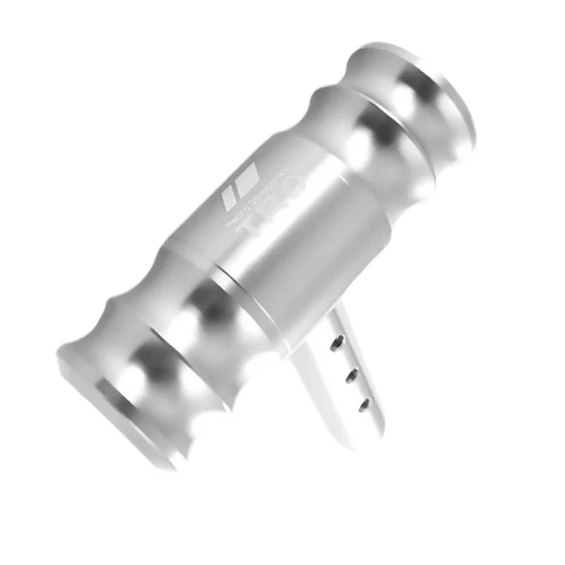 Silver TRD Car Shift Knob Aircraft Joystick Transmission Racing Gear Shifter - Image 5