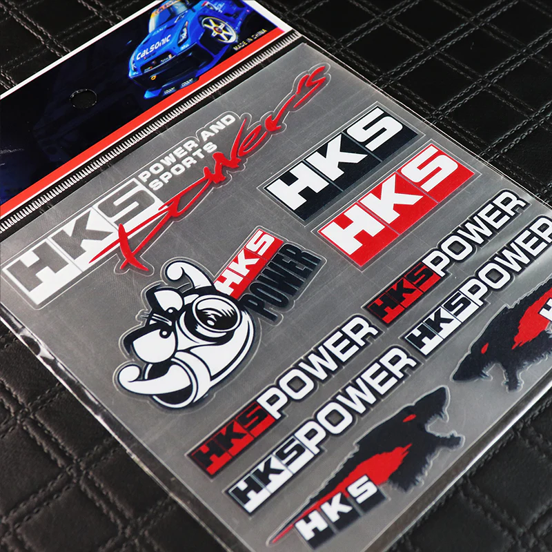 HKS 12pcs Reflective Sticker Set - Image 2