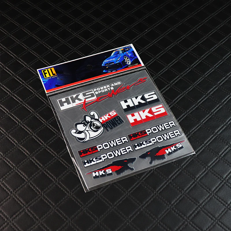 HKS 12pcs Reflective Sticker Set - Image 3