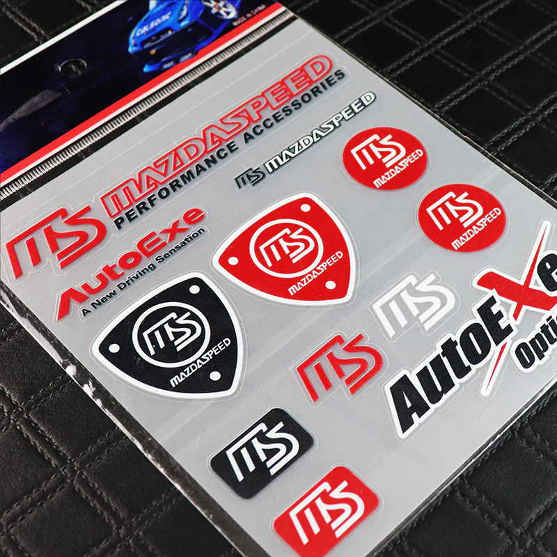 Mazdaspeed 12pcs Reflective Sticker Set - Image 4
