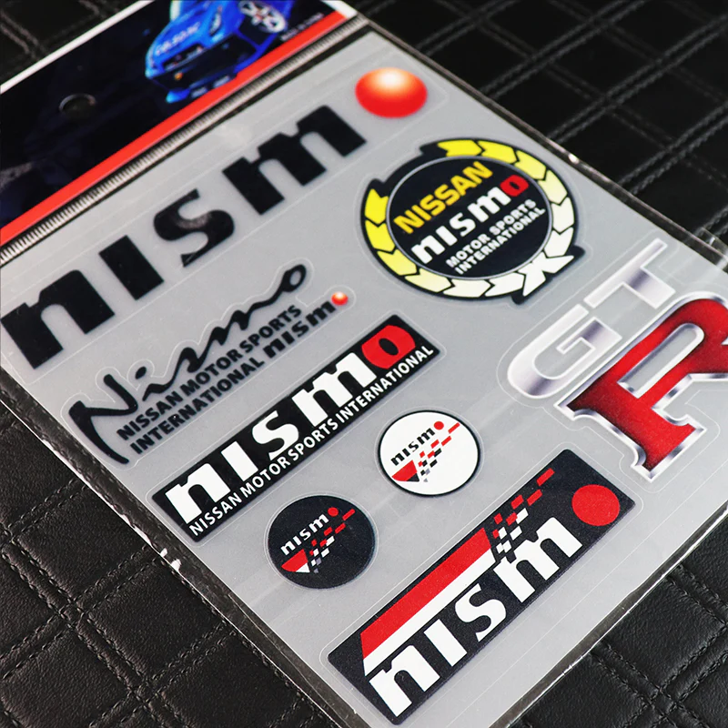 Nissan Nismo 8pcs Reflective Sticker Set - Image 4