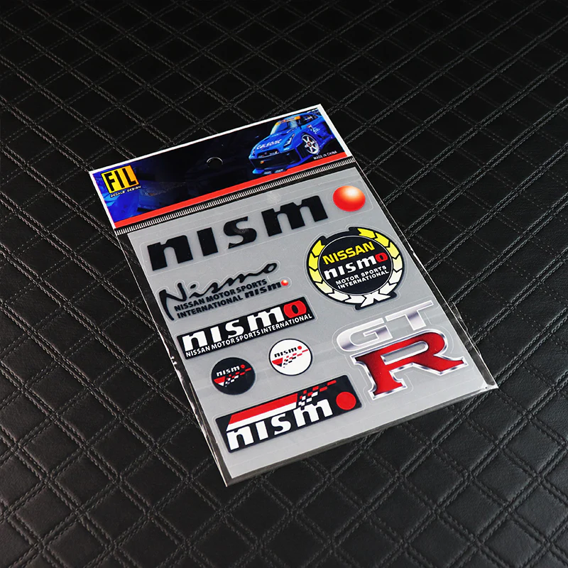 Nissan Nismo 8pcs Reflective Sticker Set - Image 5