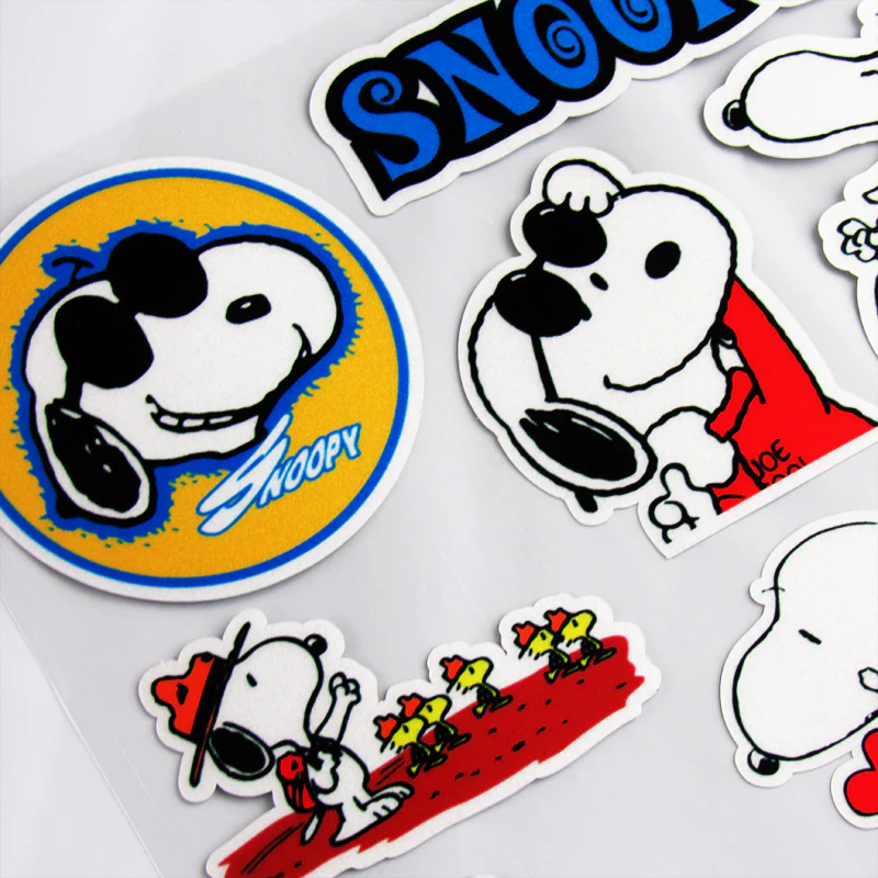 Snoopy Cool Reflective Car Truck Laptop Decal Sticker Window Vinyl New 10pcs Set - Image 4
