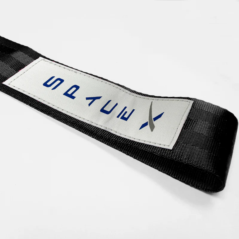 SpaceX RACING Drift Rally Sports NEO CHROME HIGH STRENGTH Tow Strap for Front / Rear Bumper - Image 3