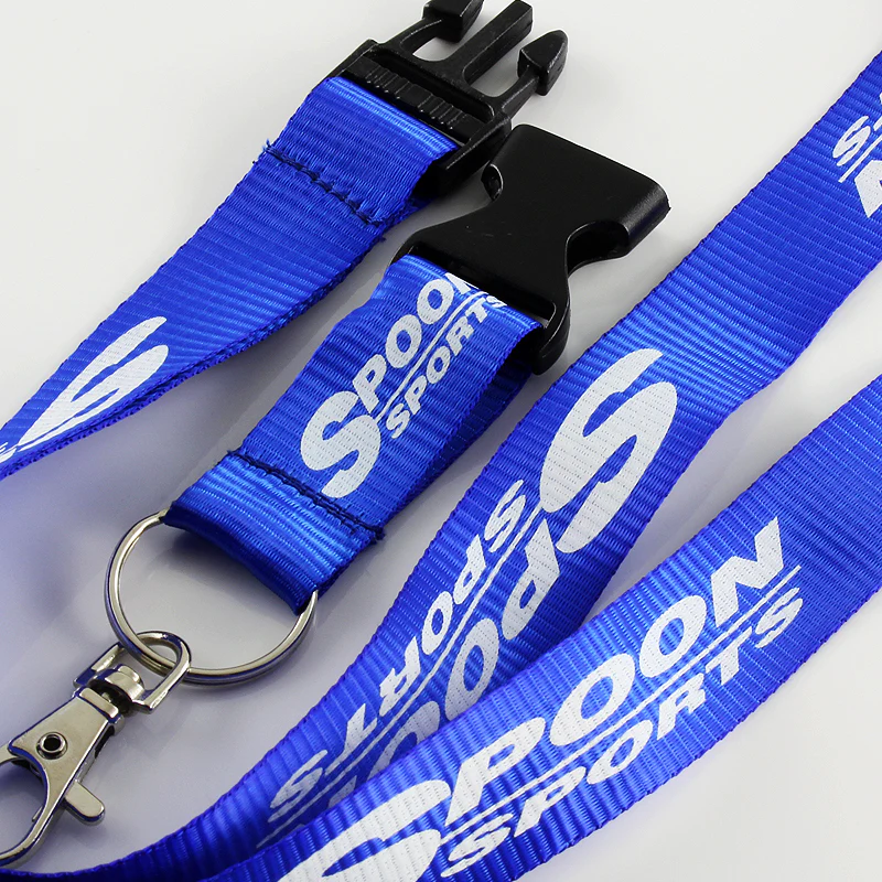 Spoon Sports Blue Keychain Lanyard - Image 2