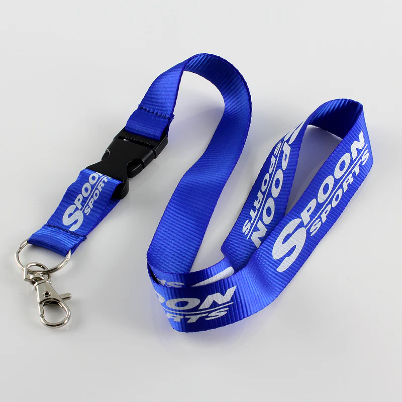 Spoon Sports Blue Keychain Lanyard - Image 4