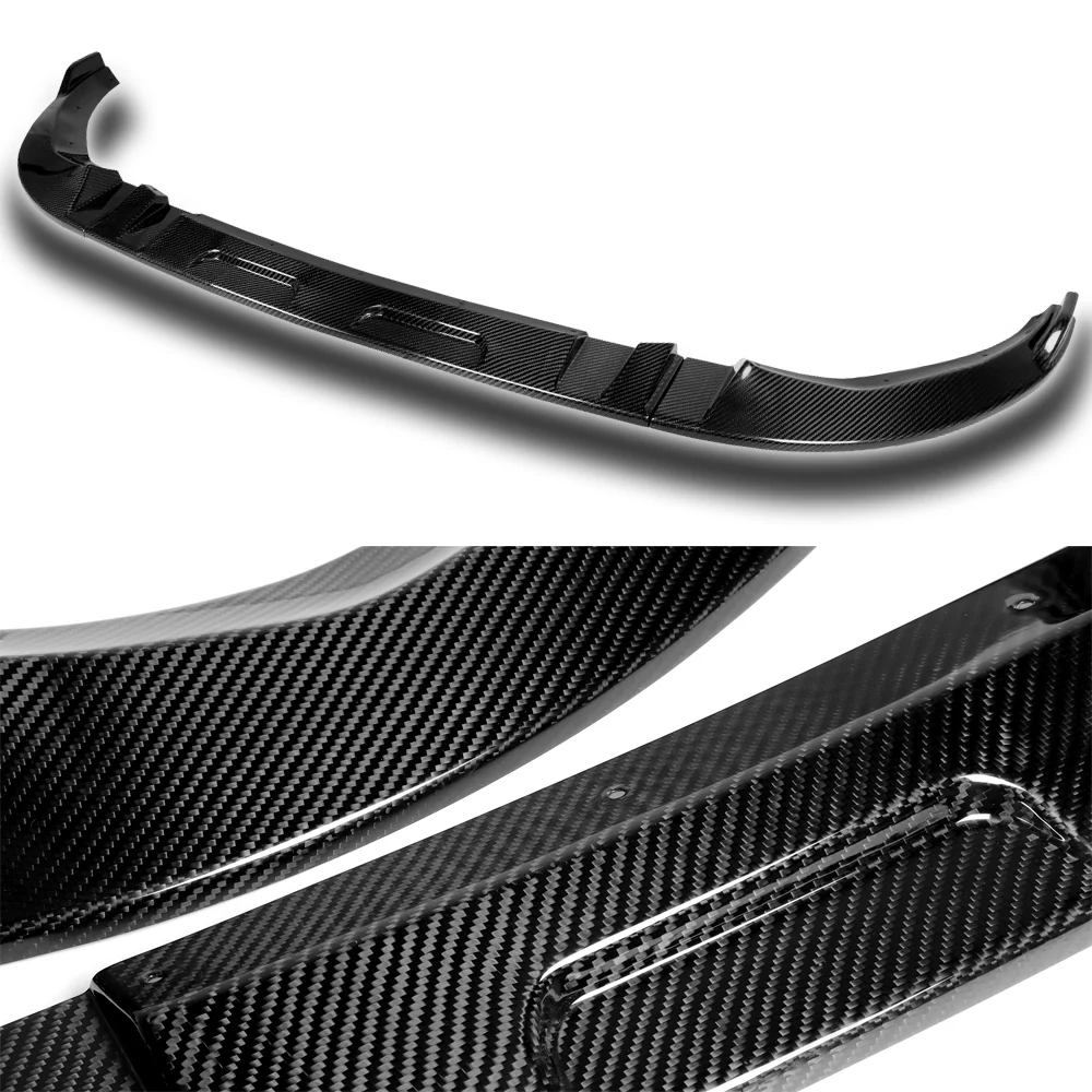 Sport-Style For 2018-2021 BMW X3 X4 G01 G02 M-Sport Front Bumper Body Splitter Spoiler Lip 3PCS -Real Carbon Fiber - Image 2