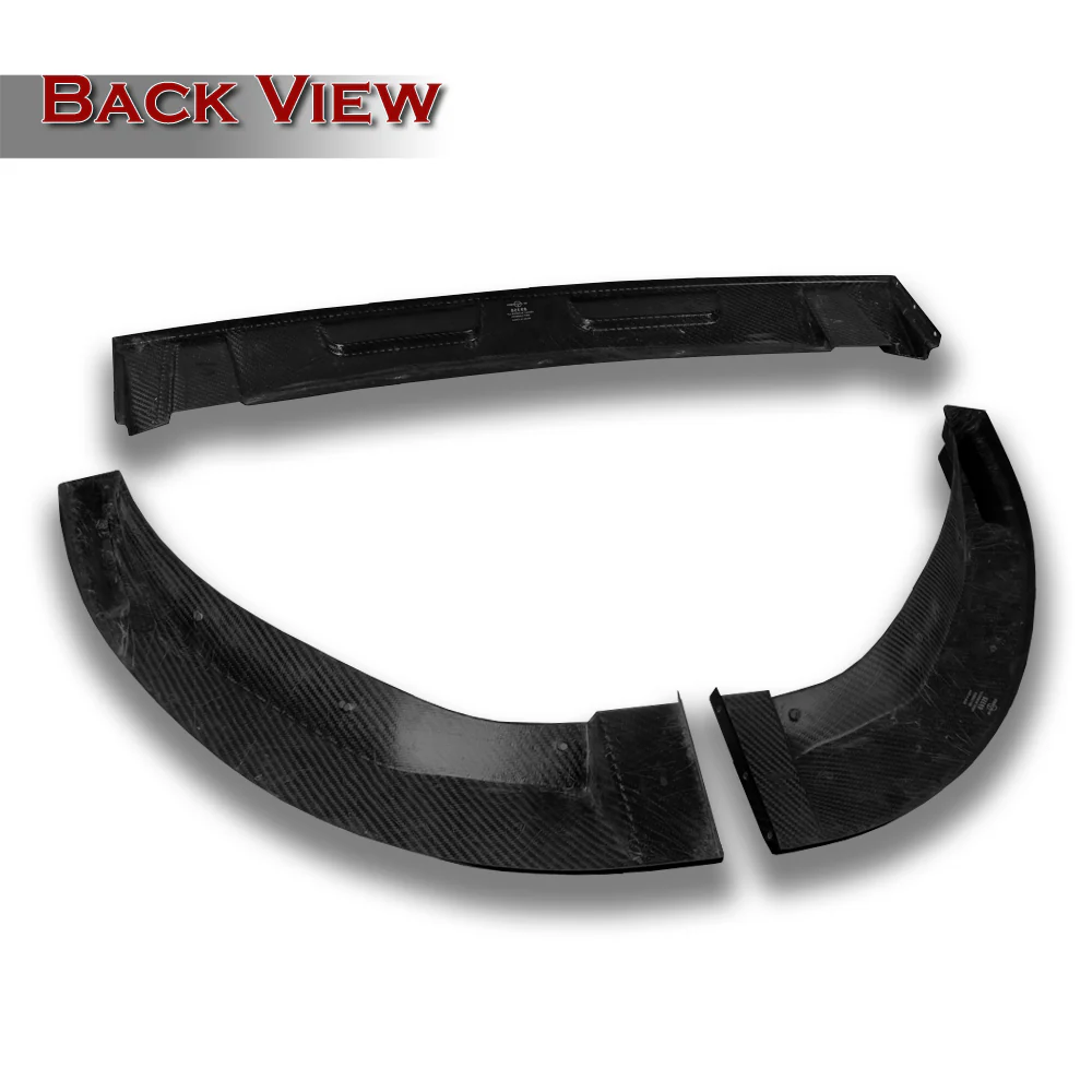 Sport-Style For 2018-2021 BMW X3 X4 G01 G02 M-Sport Front Bumper Body Splitter Spoiler Lip 3PCS -Real Carbon Fiber - Image 4