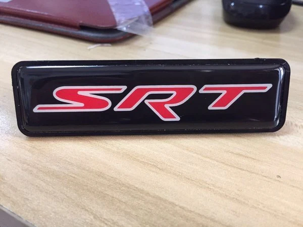 SRT LED Light Front Grille Emblem Decal Badge For Dodge Ram Challenge Charger - Image 4
