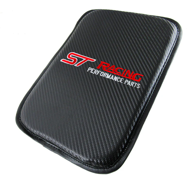 ST Racing Carbon Fiber Look Embroidered Armrest Cushion - Image 2