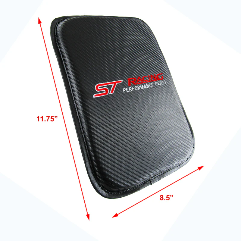 ST Racing Carbon Fiber Look Embroidered Armrest Cushion - Image 3