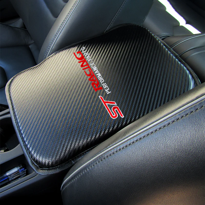 ST Racing Carbon Fiber Look Embroidered Armrest Cushion - Image 4