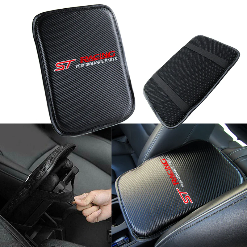 ST Racing Carbon Fiber Look Embroidered Armrest Cushion - Image 5
