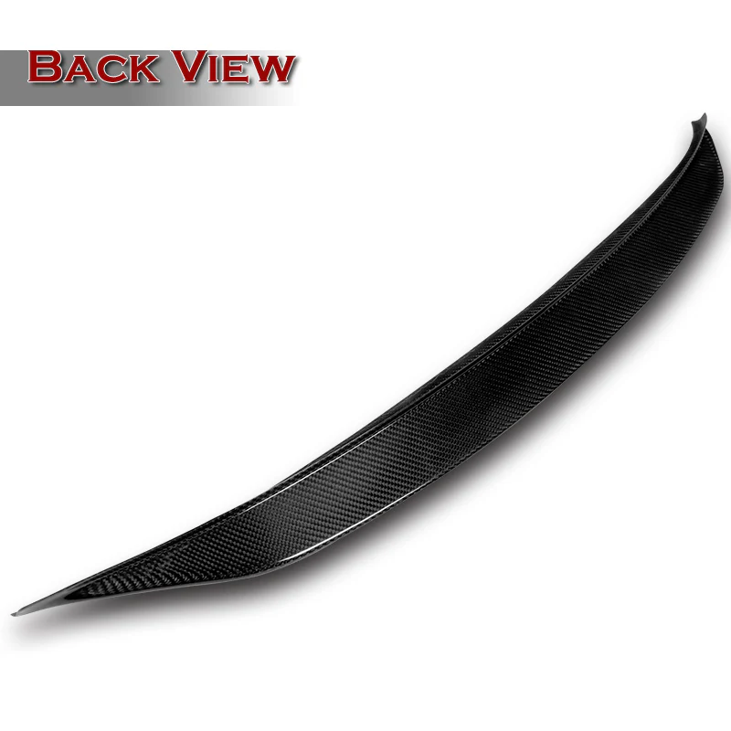 ST-Style Rear Trunk Lip Duckbill Spoiler Wing For 2015-2021 Subaru WRX STI Sedan -Real Carbon Fiber - Image 4