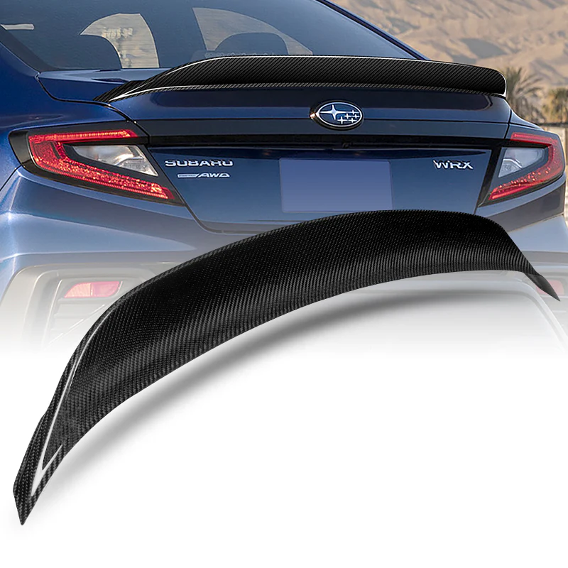 ST-Style Rear Trunk Lip Duckbill Spoiler Wing For 2022-2025 Subaru WRX STI -Real Carbon Fiber - Image 5