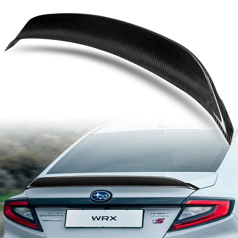 ST-Style Rear Trunk Lip Duckbill Spoiler Wing For 2022-2025 Subaru WRX STI -Real Carbon Fiber - Image 6