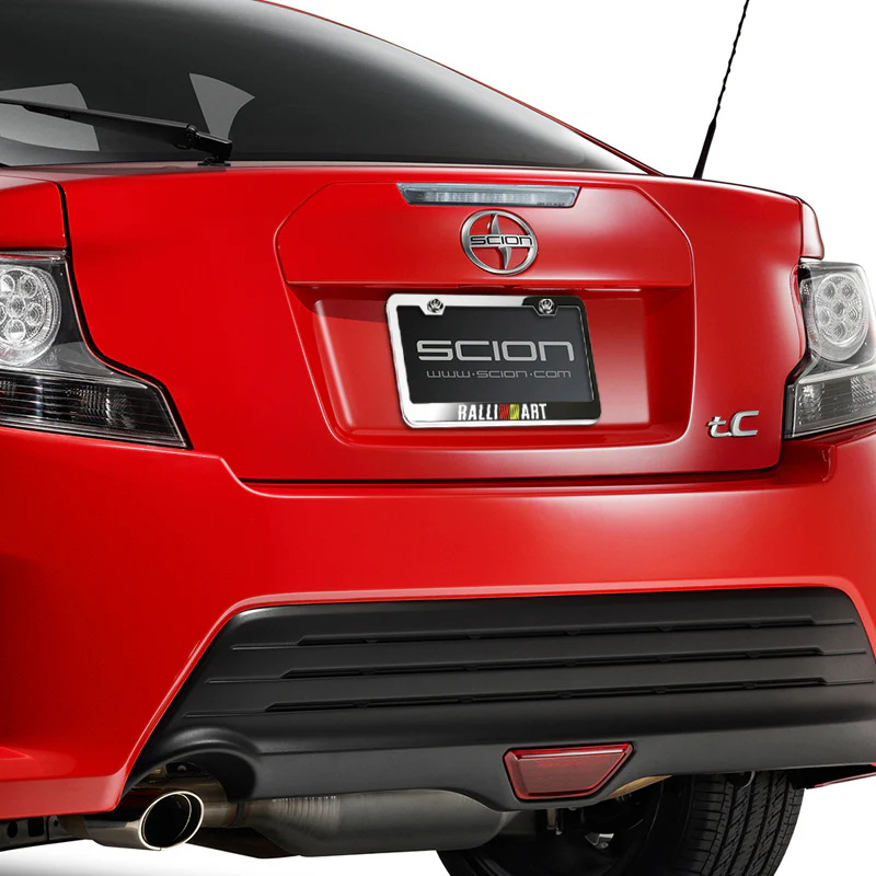 Mitsubishi Ralliart Chrome Stainless Steel License Plate Frame with Caps & Bolts - Image 3
