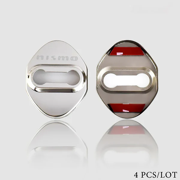Stainless Steel Silver Door Lock Door Striker Cover for NISMO - Image 3
