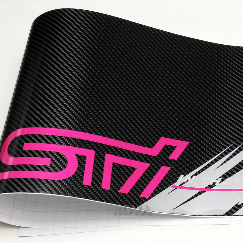 Subaru STI Carbon Fiber Windshield Banner - Image 5
