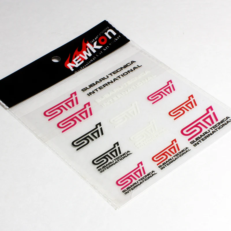 Subaru STI 15pcs Reflective Sticker Set - Image 4