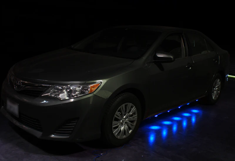 STP Style 90-LED Universal Under Car Underglow & Puddle Lighting Kit – Blue - Image 3