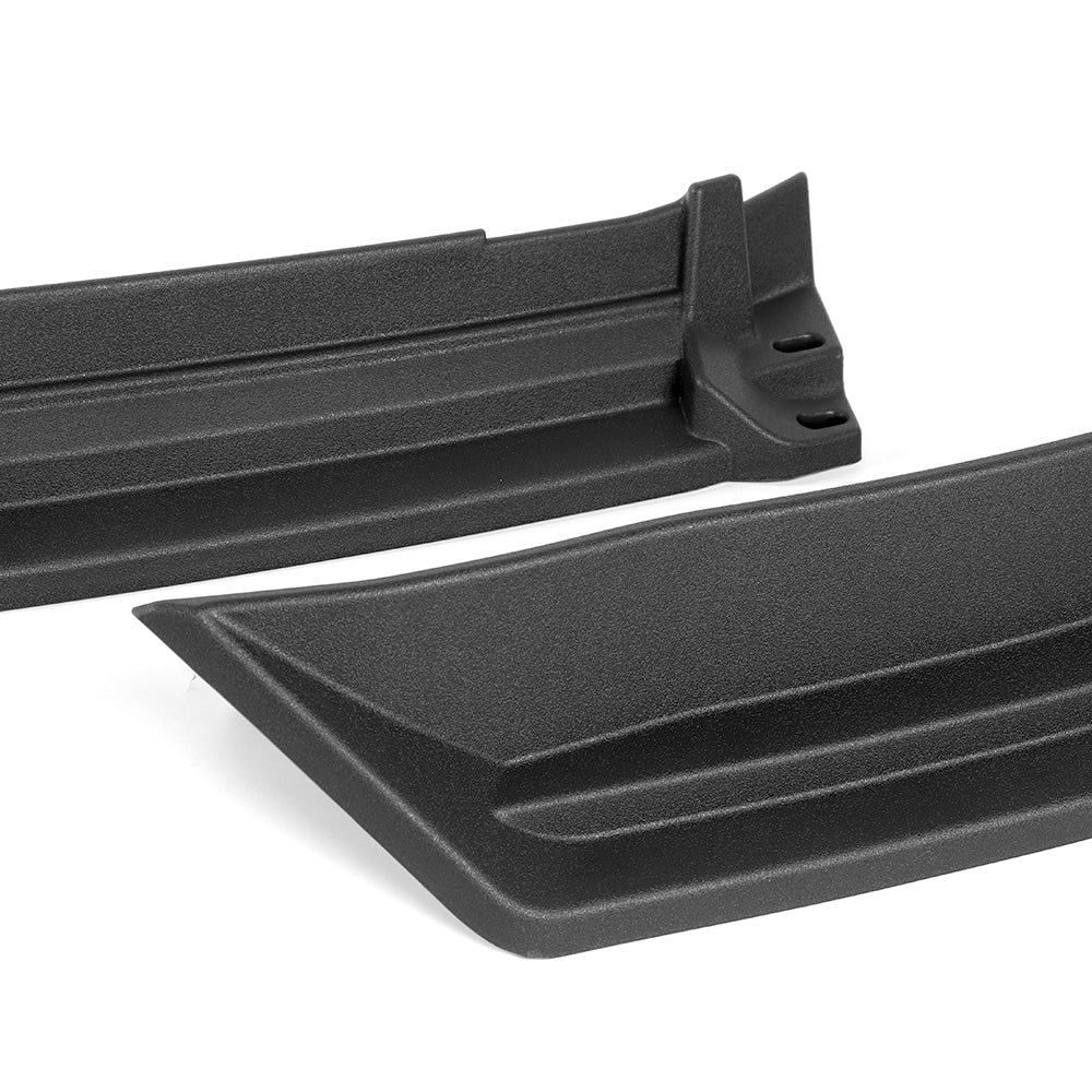 STP-Style For 2014-2015 Chevrolet Chevy Silverado 1500 Front Bumper Lower Lip Splitter -Unpainted Matte Black - Image 2