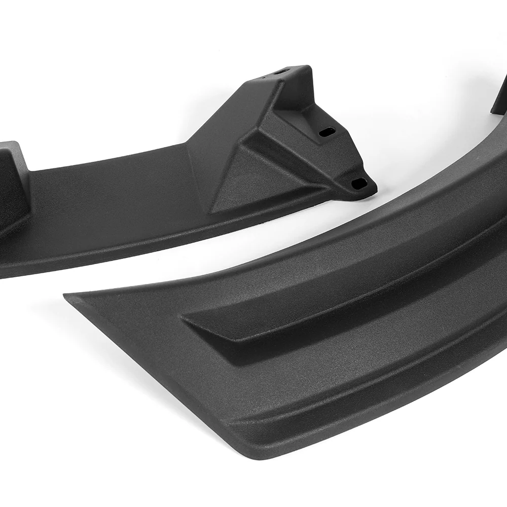 STP-Style For 2017-2019 Nissan Titan Front Bumper Lower Lip Splitter -Unpainted Matte Black - Image 2