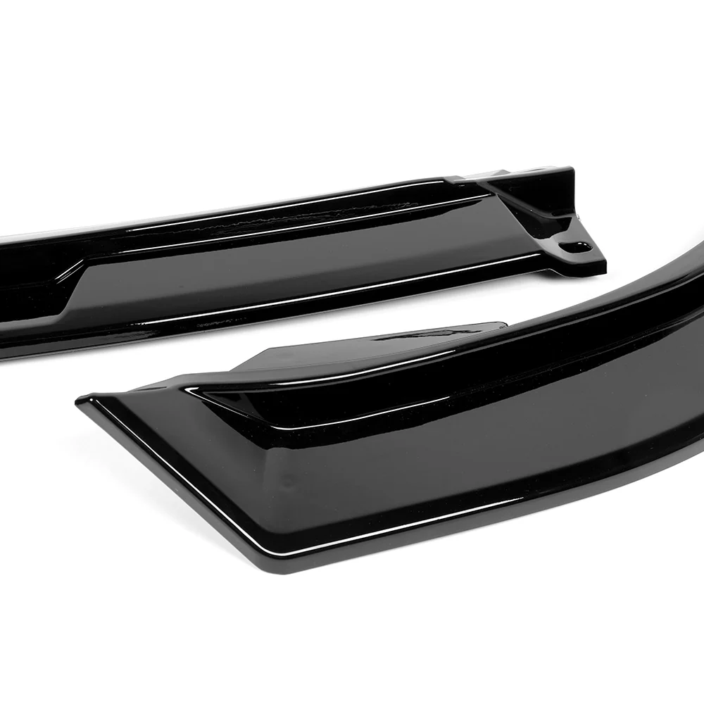STP-Style For 2018-2020 Toyota Camry SE / XSE Front Bumper Lip -Painted Black - Image 2