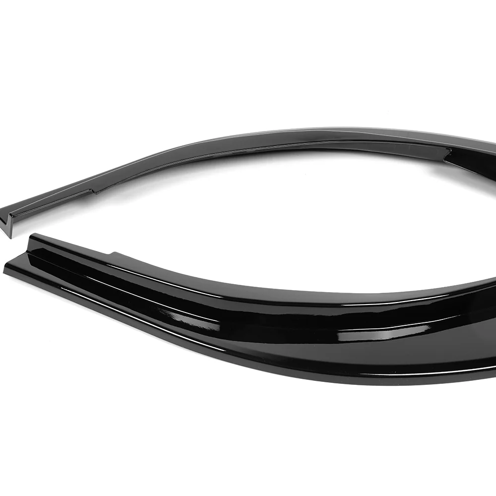STP-Style For 2018-2020 Toyota Camry SE / XSE Front Bumper Lip -Painted Black - Image 3