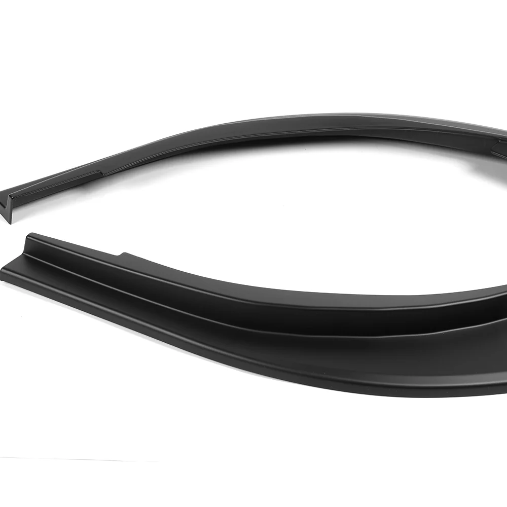 STP-Style For 2018-2020 Toyota Camry SE / XSE Front Bumper Lip -Unpainted Matte Black - Image 3
