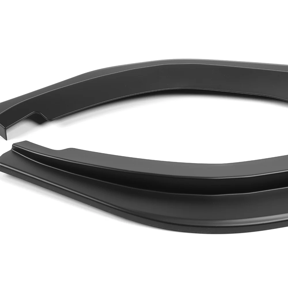 STP-Style For 2018-2023 Kia Stinger GT-Line Front Bumper Lip Splitter -Unpainted Matte Black - Image 2