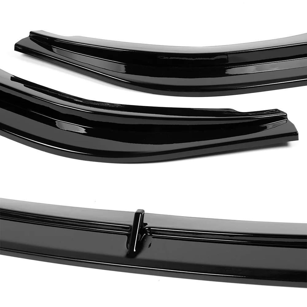 STP-Style For 2018-2023 Kia Stinger GT-Line Front Bumper Lip Splitter -Painted Black - Image 3