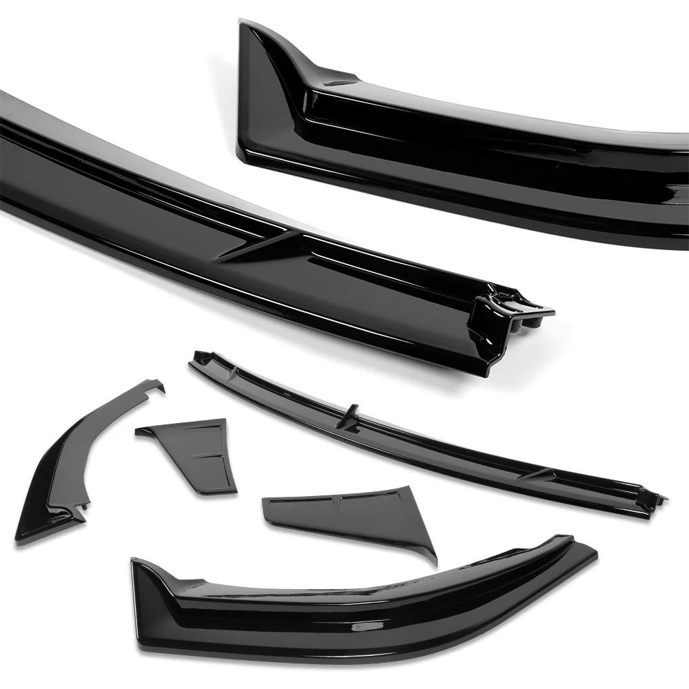 STP-Style For 2018-2023 Kia Stinger GT-Line Front Bumper Lip Splitter -Painted Black - Image 4