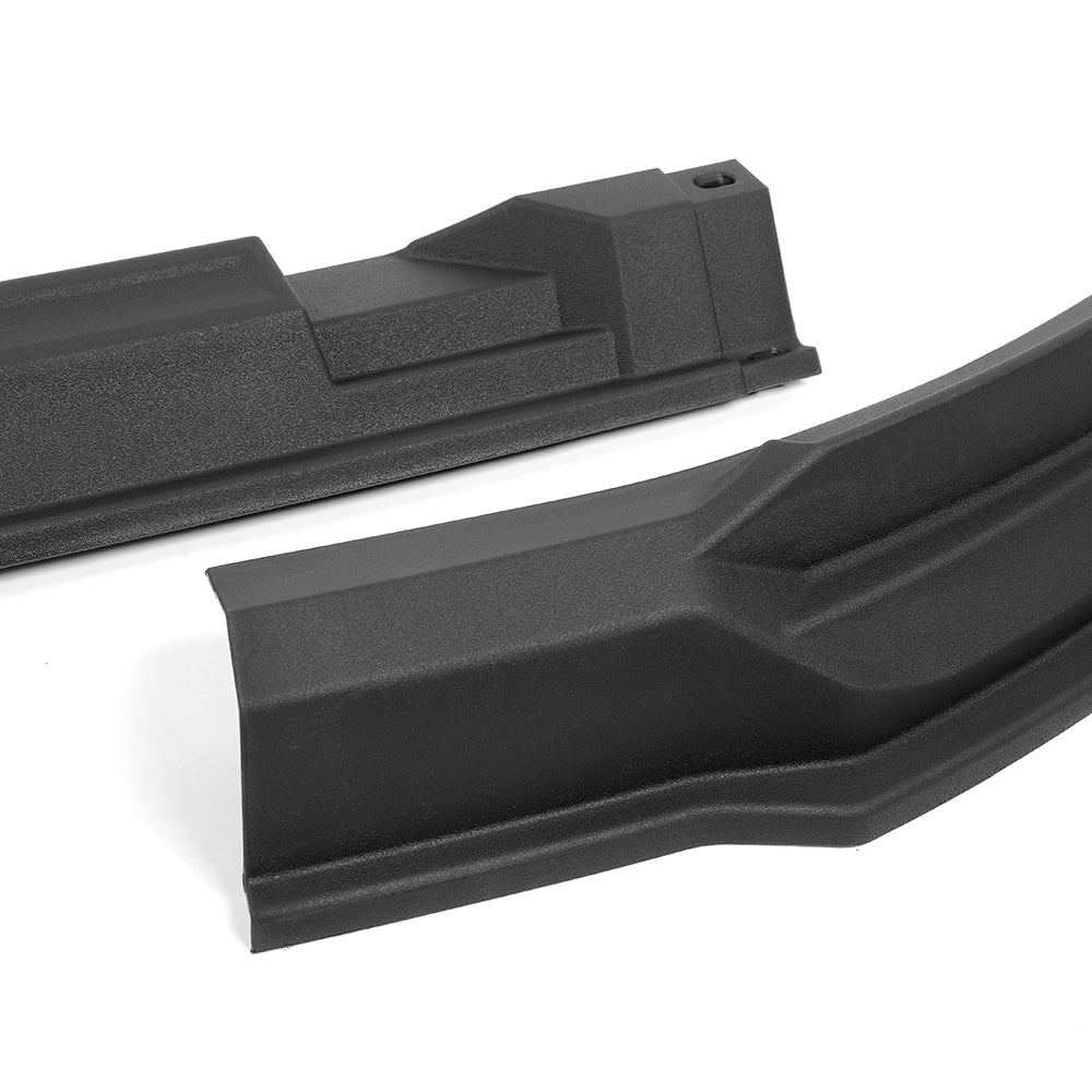 STP-Style For 2019 2020 2021 GMC Sierra 1500 Front Bumper Lip Splitter -Unpainted Matte Black - Image 2
